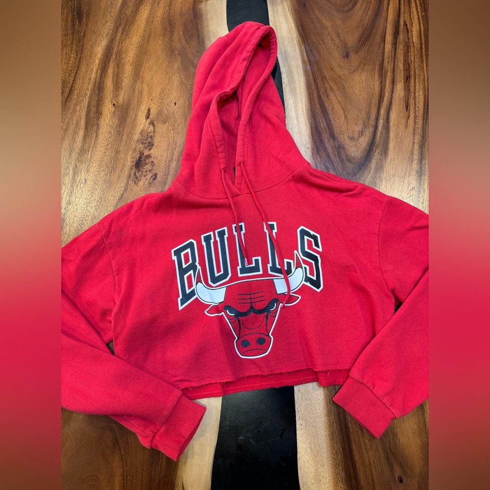 Chicago Bulls Cropped Hoodie
